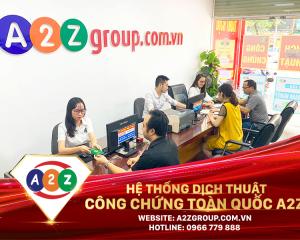 Dịch Thuật Công Chứng Tiếng Pháp Tại A2Z Huyện Vũ Quang – Chuyên Nghiệp, Nhanh Chóng, Hợp Pháp